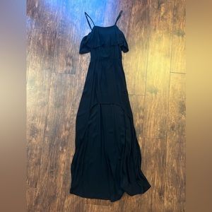 Karina Grimaldi Black Asymmetrical Dress Size XS